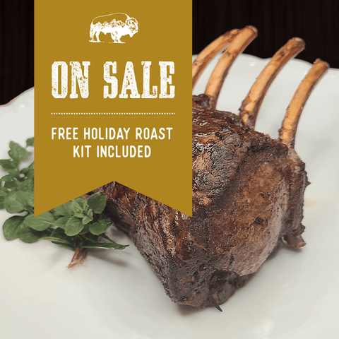 Elk Frenched Rack - Jackson Hole Buffalo Meat