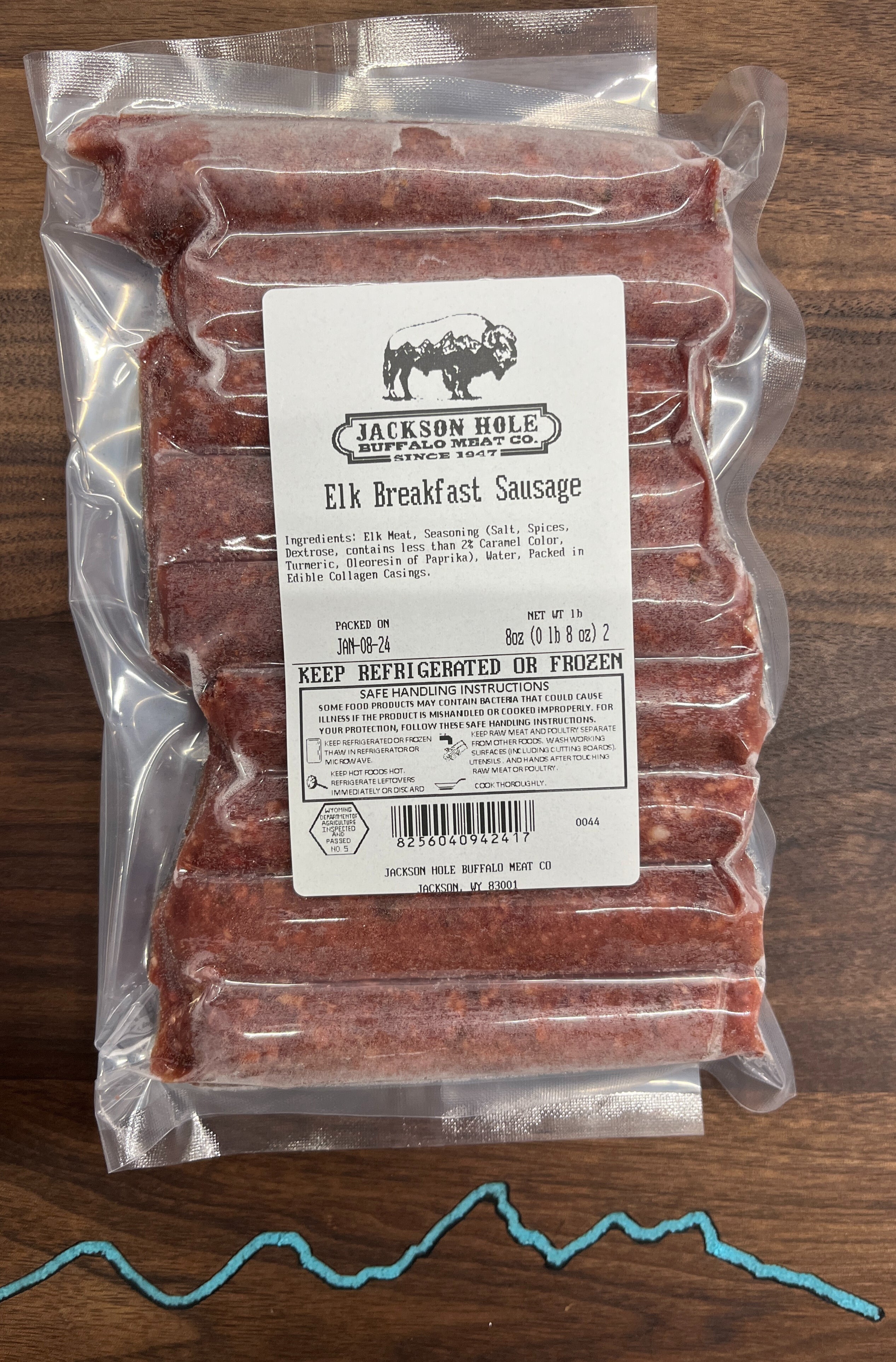 Elk Breakfast Sausage – Jackson Hole Buffalo Meat