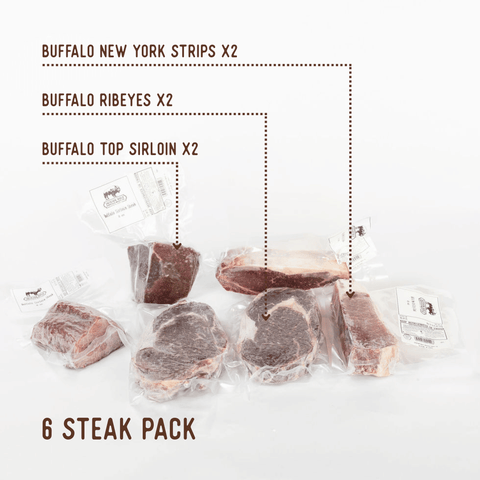 Buffalo Steak Combo - Jackson Hole Buffalo Meat
