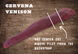 Cervena Venison Ribeye Filet 6oz (2-pack)